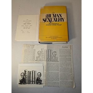 Vintage 1977 Human Sexuality HC Book First Edition Signed By Author Rare